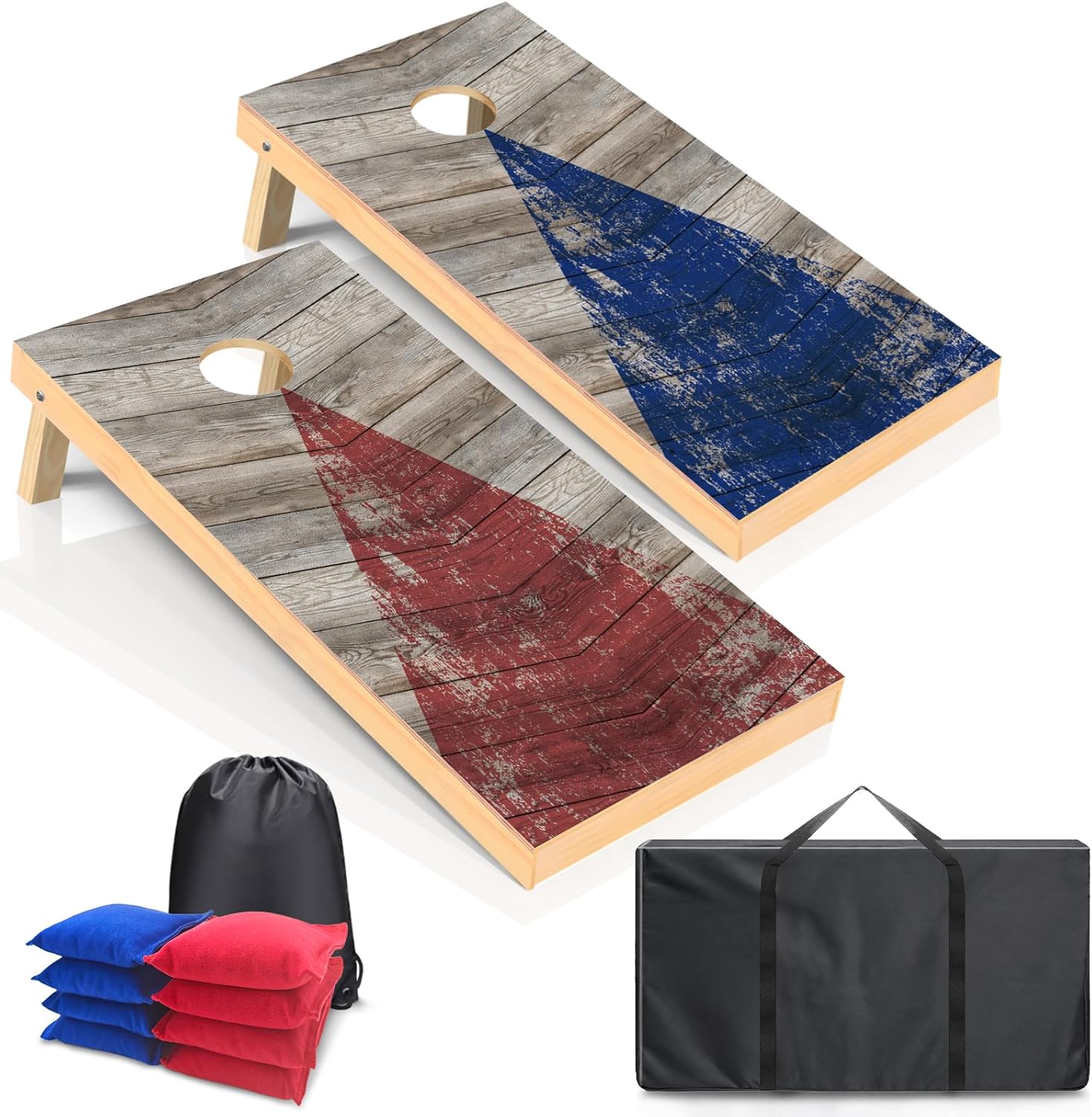 Cornhole boards and bags